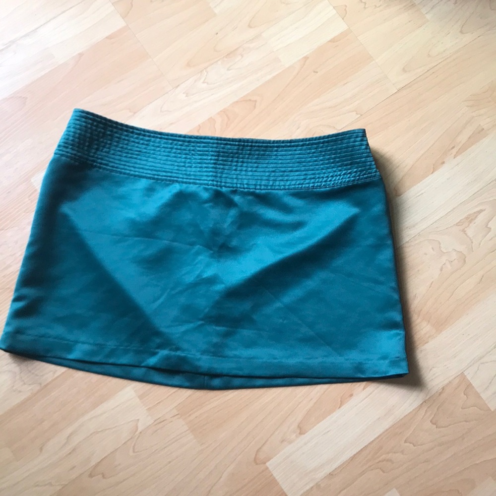 Behnaz Sarafpour Target Emerald green mini skirt